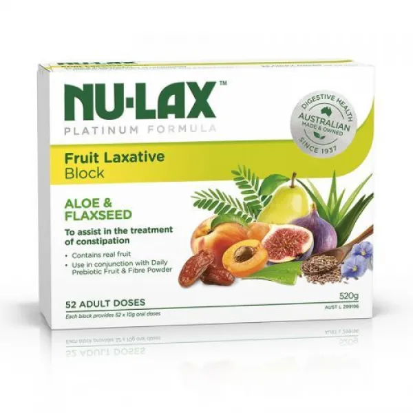 [해외] 호주 NULAX PLATINUMFORMULA 과일 LAXATIVE 구획 변비 처리 온화한 밤새 기복 자극 장 피, 상세내용표시