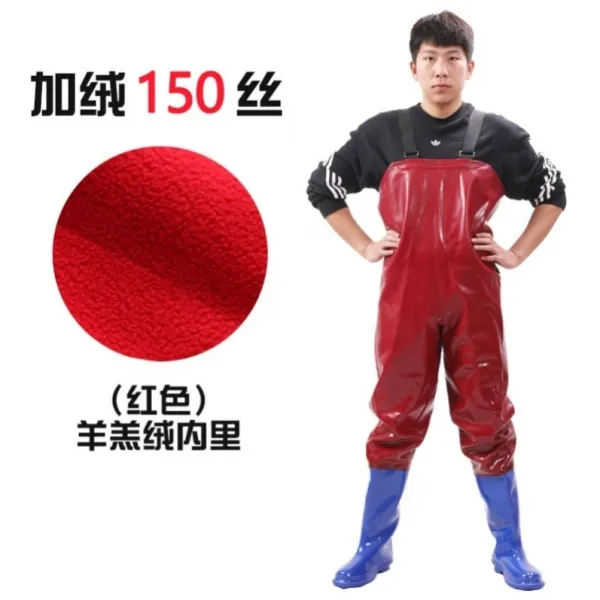 스위트영 데리고 물 슈즈 장비 고기를 잡다 특 작업 롱 반신 레인샌들 추가 면 농토, D35-F48-150 레이스 특 두꺼