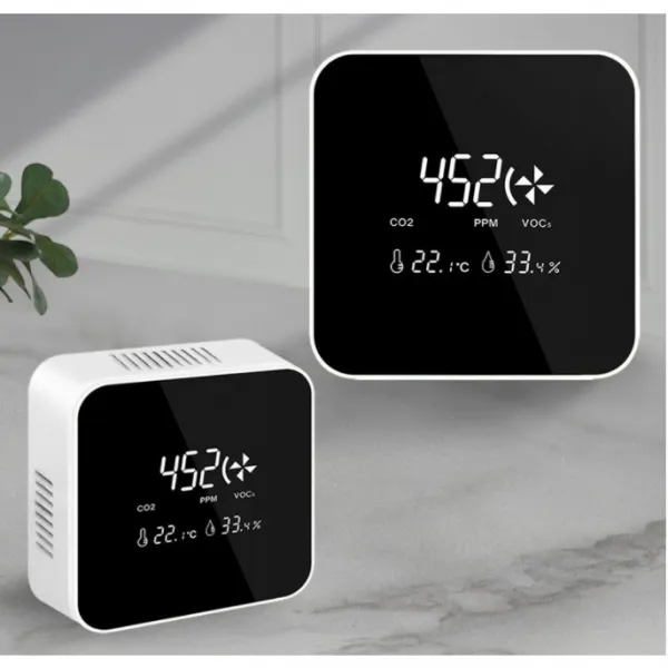 공기질측정기 유해공기 측정기 이산화탄소 일산화탄소 포름알데히드 습도 온도 에어측정기 보노에어