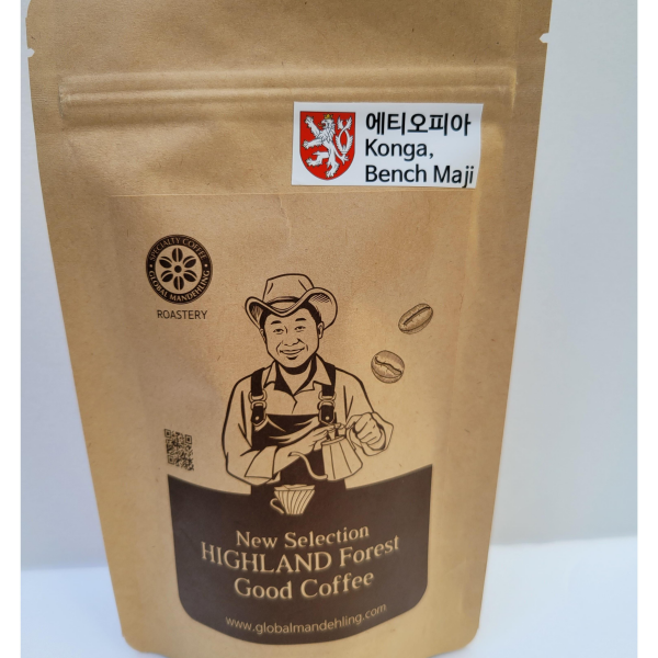 에티오피아 콩가 커피(Ethiopia konga Coffee) -커피전문기업 '만델링커피코리아'에서 직접론칭 로스팅 하여 최상의 아로마를 만들어 내는 커피입니다, 150g, 홀빈(분쇄않함)