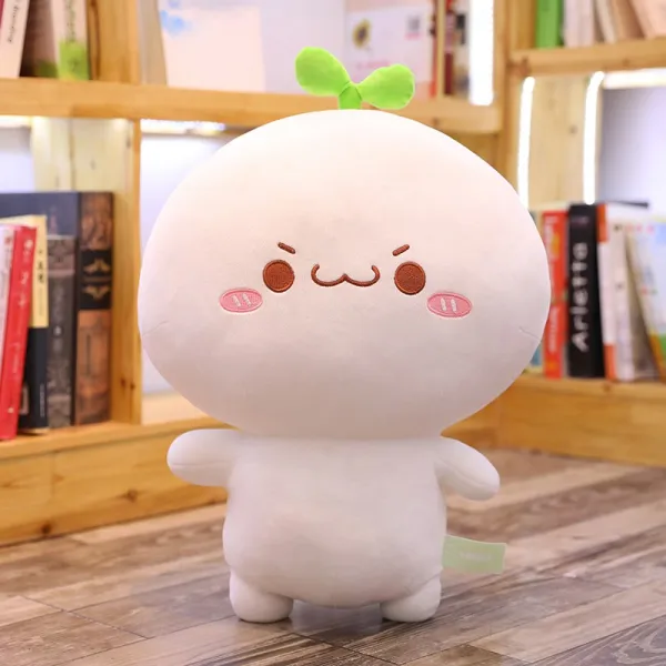 제이커머스 초안이 생기다 동그라미 허그 쿠션 여학생 수면 봉제인형 큐트 침대위 빅 소프트 인싸템 피규어, 눈살을 찌푸리다 얼굴