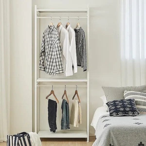 [한샘] 데이즈 시스템 드레스룸 행거 2단행거형