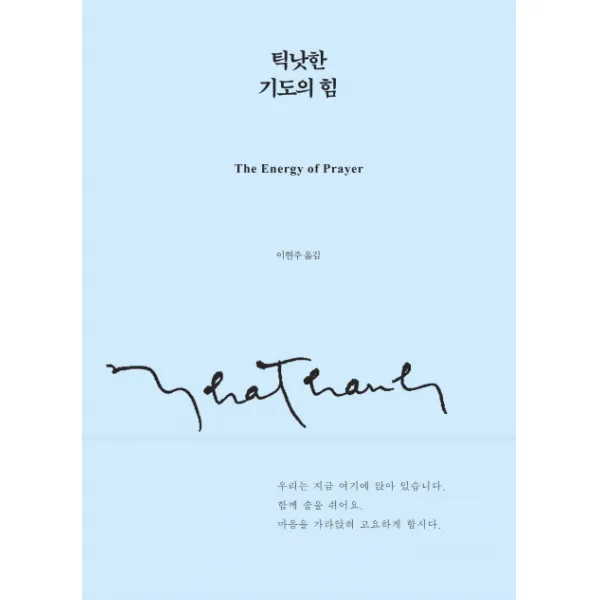 틱낫한 기도의 힘 불광출판사