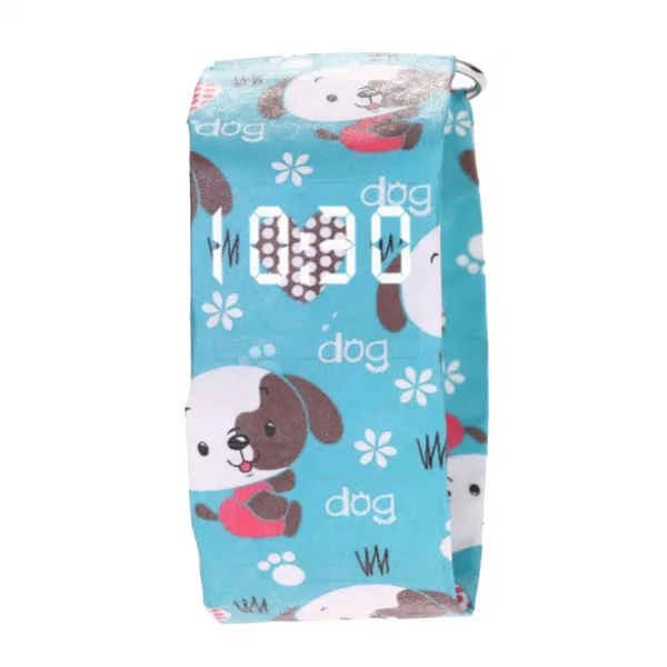 Royalways 신문 화이트 Led 디지털 시계 남성 여성 방수 스트랩 종이 스포츠 누락 개