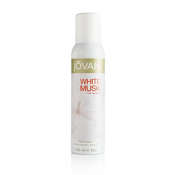 [독일] Jovan Musk Women Perfumed Deodorant Spray 150 ml White, 단일상품