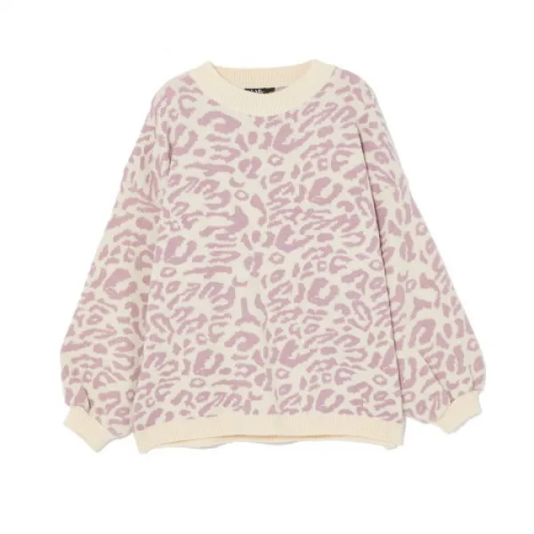  Lap 19년겨울 호피 자가드 풀오버ak4kha44