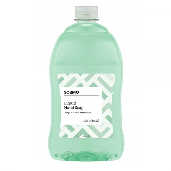 Solimo 솔리모 Liquid Hand Soap Refill 망고 앤 코코넛 핸드소프 리필 56 fl.oz(1656ml), 1세트