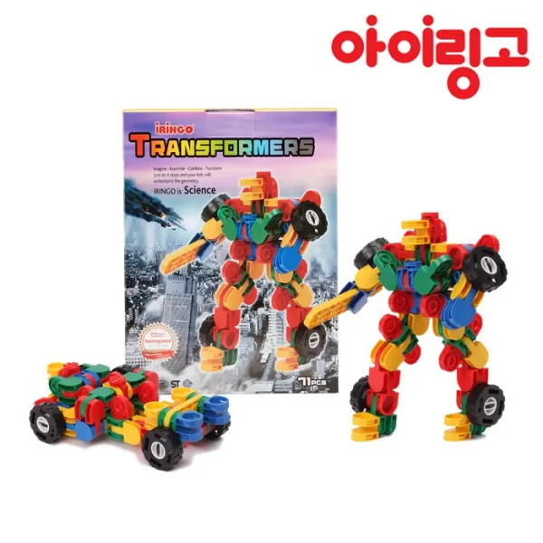 아이링고 트랜스포머 3D 관절 블록 장난감 71pcs
