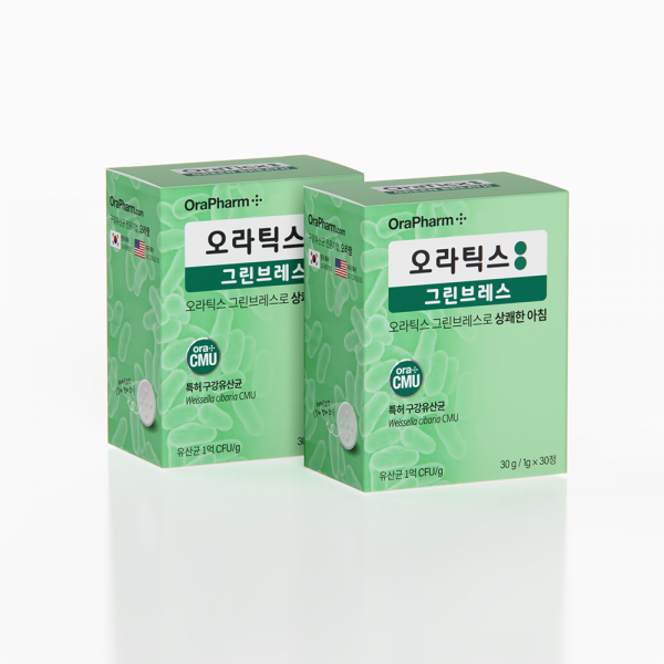 [오라팜] 오라틱스 그린브레스, 30g, 2개월분