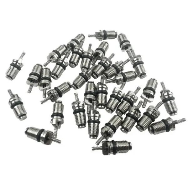 Oem 20 Pc R134a 자동차 자동 가정용 에어컨 냉매 밸브 코어 Dpp60831569 Black