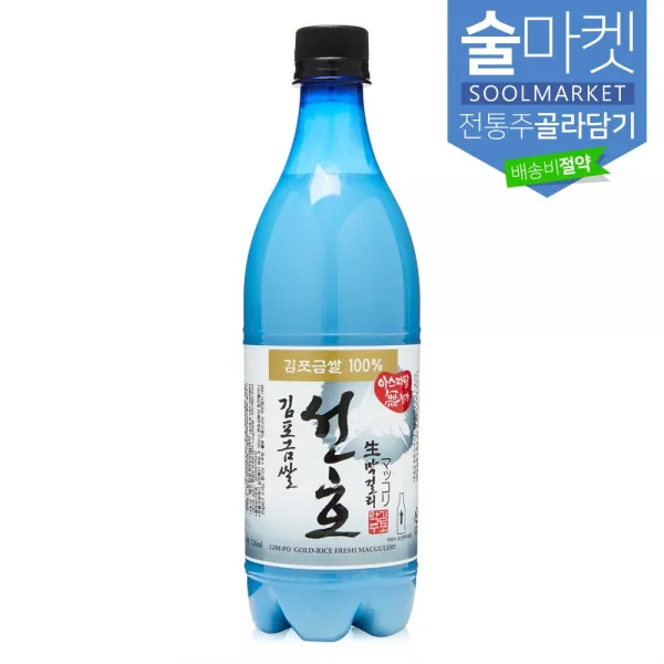 술마켓 200여종 유명 전통주 내맘대로 골라 담기 합배송, 1병, 김포탁주 선호 생막걸리 6도 750ml 김포 금쌀