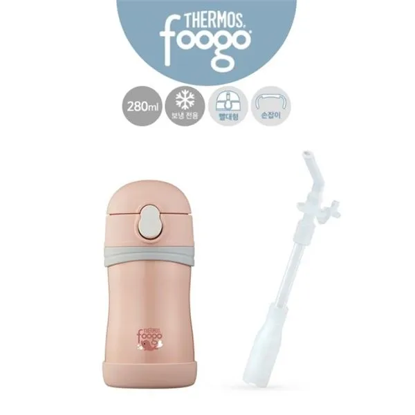 푸고 유아용 빨대컵 TKFB 280S +리필빨대 핑크, 해당없음, one color/푸고기획제품25