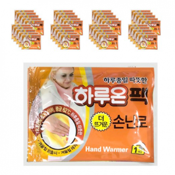 하루온 핫팩 혹한기 대용량 100g, 40개