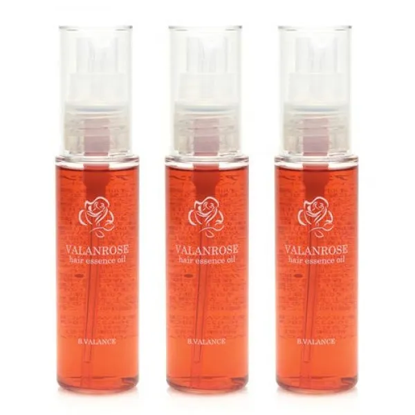 밸런스 로즈 헤어 에센스 오일 50ml 3 개 세트 (내뿜어 않는 트리트먼트 헤어 오일) 곱슬 머리 버리지 트리트먼트, 단일상품