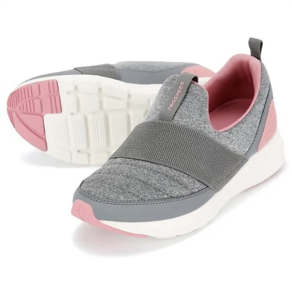 프로스펙스 대한민국 토종 정통 스포츠 브랜드 당일출고 The Sale !! 여성용 가볍고 끈 없는 키높이 슬립온 원더힐앳지2 핑크 225 255 