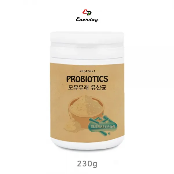 생 모유 유래 유산균 230g 분말 가루 파우더 락토바실러스 카제이 람노서스 스트렙토코커스 써모필러스 1개