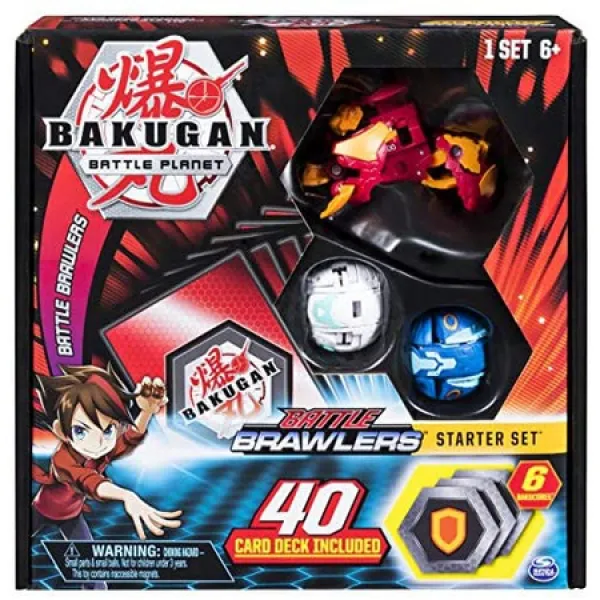 Bakugan Battle Brawlers Starter Set 변형 생물체 Pyrus Hydorous 6 세 이상 Bakugan PROD15900015, 한 가지 색