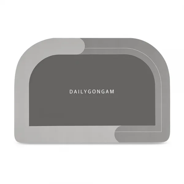 일상공감 흡수하족(규조토 발매트), 1개, 라이트 그레이