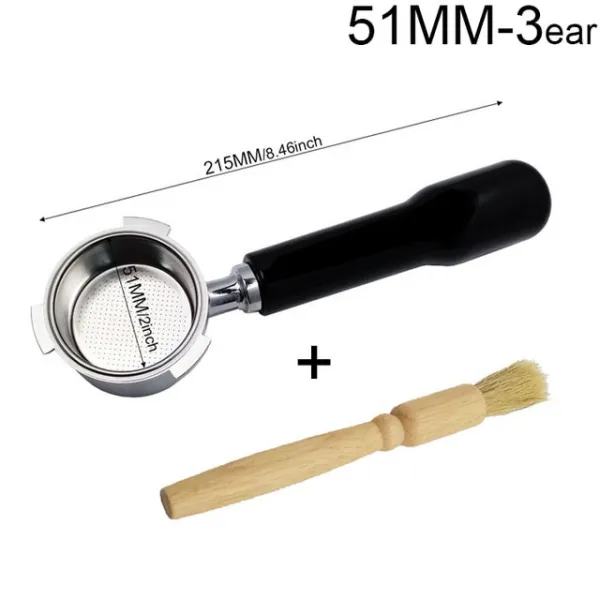 필터 51MM 교체 필터 바구니 커피 액세서리에 대한 커피 밑면 Portafilter, 08 P 3 Filter 51mm 2Pcs