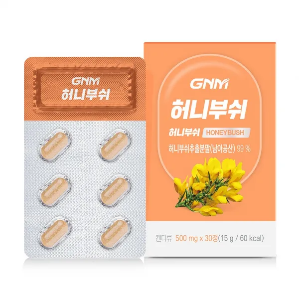 GNM자연의품격 남아공산 허니부쉬 정제, 30정, 1개