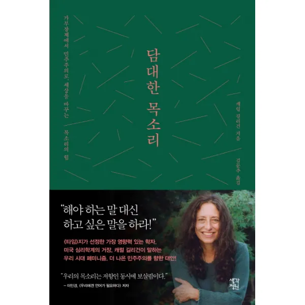 담대한 목소리:가부장제에서 민주주의로 세상을 바꾸는 목소리의 힘, 생각정원