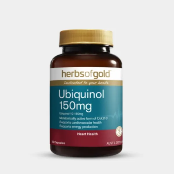 [Herbs of Gold] 유비퀴놀 Ubiquinol 150mg 30정 심부전 두통 불임 당뇨 폐 호주영양제, 1