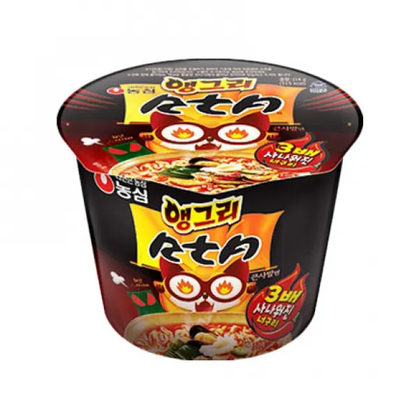 농심 너구리 앵그리 RTA 큰컵 114g, 8개