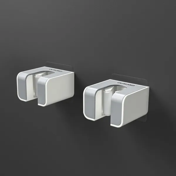 걸이 무공천 벽걸이 화장실 수납대 강력 클립 손잡이 기본개 C 2개 