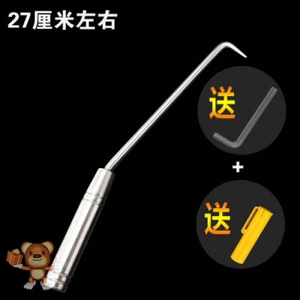 테리존 철근공 연장 레이스 심강 수동 막건 띠축 계승함 자말뚝, 스테인리스 스틸 전장 27cm 꾐에