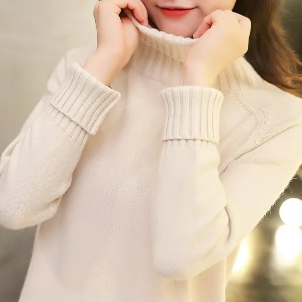 유앤미 여성용 목폴라티 가을 니트 DAI