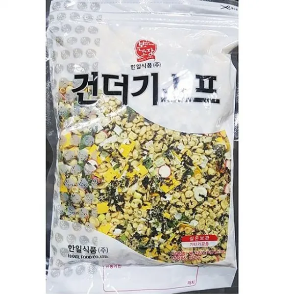 디자인그룹 티에스 한일 라면스프 건더기스프 250g 12봉 조미료, 1