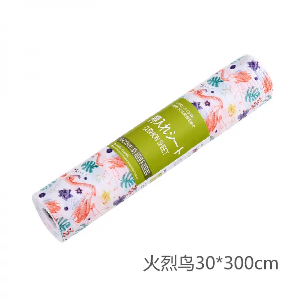 옷장 서랍 휴지 숙소 패드 장식 종이 자 점 곰팡이 스티커 두껍게 새로고침, 레드 플라밍고