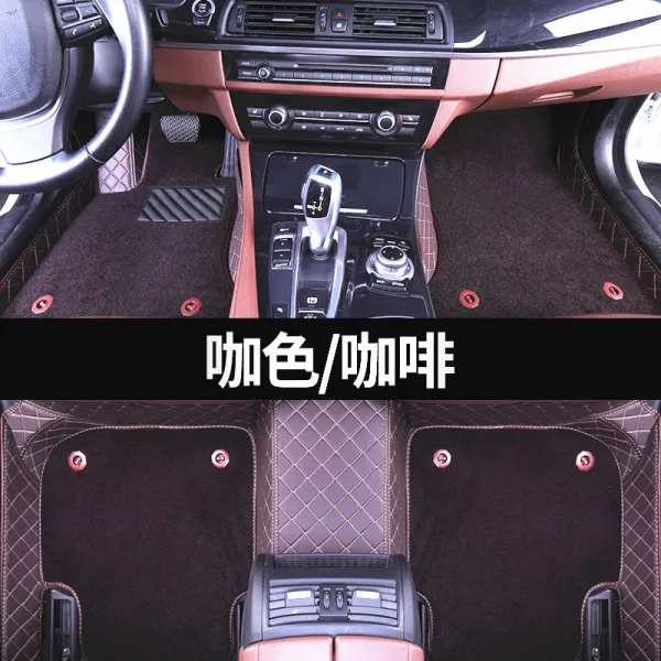 1719 기뢰 렉서스 에워싼 자동차 발 매트 레이 전용 대 에프터 개조, 커피 색커피 색더블레이어