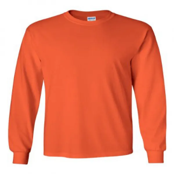 Gildan G240 Ultra Cotton® 6 oz. Long-Sleeve T-Shirt - ORANGE - XL 길단 G240 울트라 코튼 ® 170.1g. 긴팔 티셔츠-OR, null세트