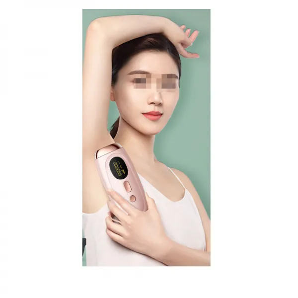 [해외 직송]뉴타임즈 제모기 탈모기기 제모기 겨드랑이털 영구 전신사택여자전용신기 XZ10 A22, 09 화이트 99만 발광량