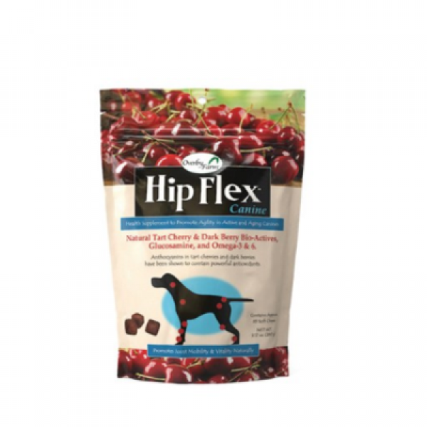 네이처벳 오버바이팜 힙 플렉스 캐닌 강아지 영양제 260g, 항산화작용 & 관절강화, 55개