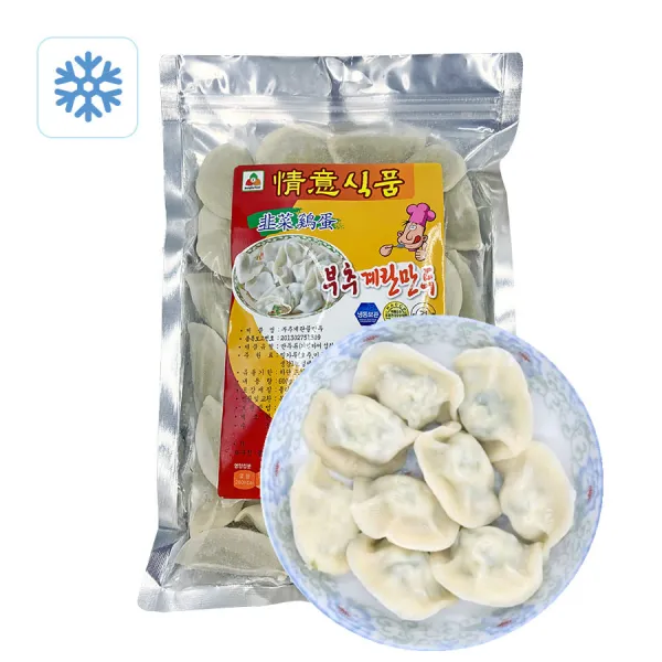 왕부정 중국식품-칭이 부추계란맛 물만두 손만두 600g-냉동, 단일상품