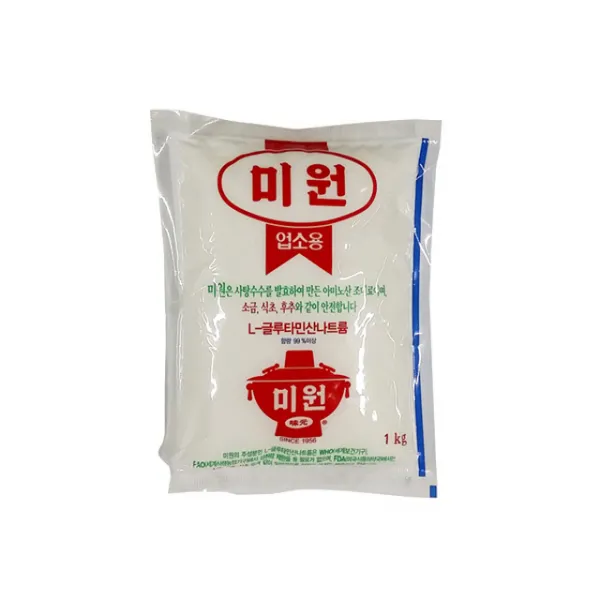 푸드) 대상 업소용 미원 1kg(20ea)(1box) 소스/다시다/미원/양념/간장/후추/식자재/물엿/굴소스/식용유, 단일 수량