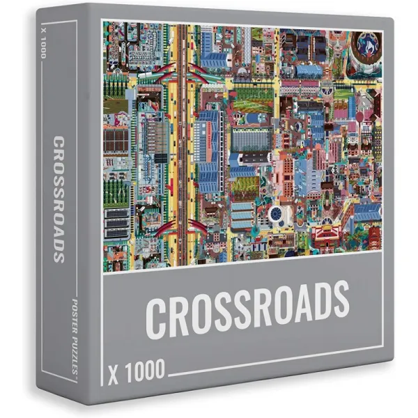 영국직송 클라우드베리 갈림길 "아름답고 도전적인 성인용 스트리트 맵 퍼즐 1000개 " 단일옵션