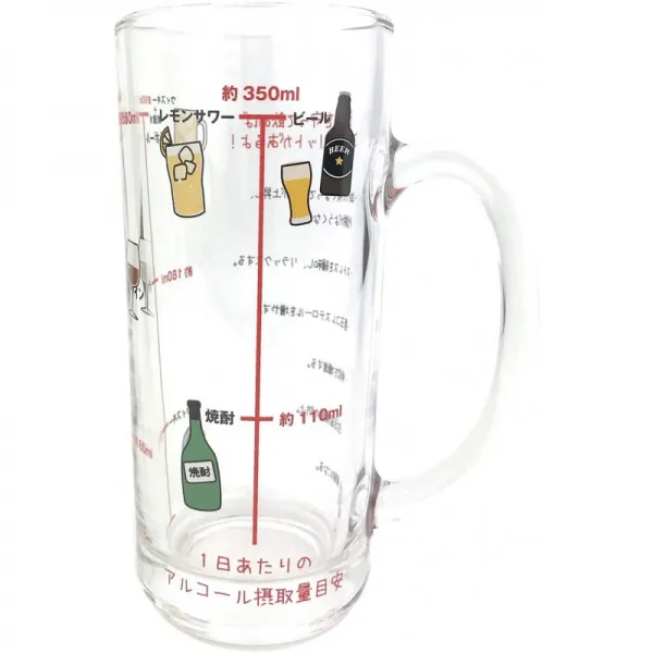 산 아트 재미 식기 새로운 알코올 섭취 적당량 잔 레몬 사워 대응 SAN3403 400ml, 1, 단일상품