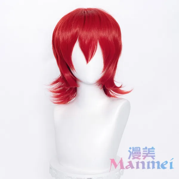 코스프레 주술회전 이누마키 13종 토게 가발 37cm 만미만용 코스모스 가발 꼬리 길이를 늘려 조면 늑대꼬리 단발 톤으로 엄마 스타일링 가능