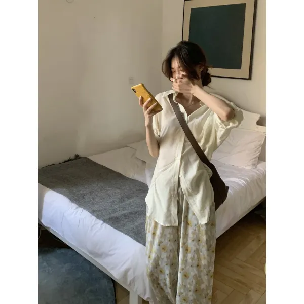 리턴웰니스 엠셔츠 SOURCEWITHU 직접 사랑함 순 텐셀 찰랑찰랑 질감 노 여름 레쉬