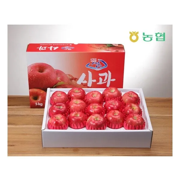 [대구경북능금농협] [경북능금농협] 프리미엄 경북사과 5kg 14~16과(대) 부직포가방, 상세 설명 참조