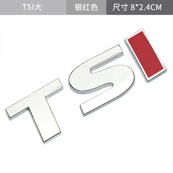 폴크스바겐 관 380 330 280 230tsi Vr6 문자 줄임표 포스트 카뷰레터 입체 마크 카 끝 라지 Tsi실버 Tsi