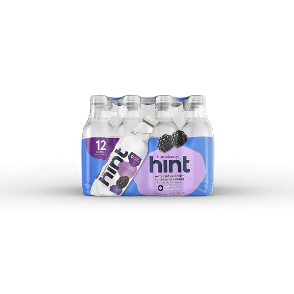 Hint Water Blackberry 힌트 워터 블랙베리맛 16oz (474ml) 12팩, 1개