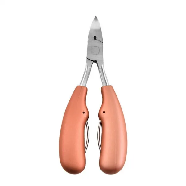 두꺼운 발가락 손 발 손톱깎이 자란 발톱을위한 가위 Chiropody 발병 Plier 전문 네일 아트 매니큐어, 주황색