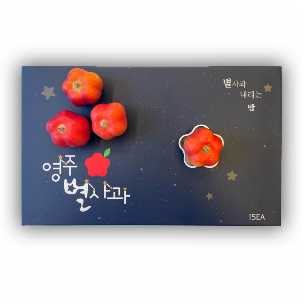 영주 별사과 농장 직송상품, 별사과 선물용세트(15개)