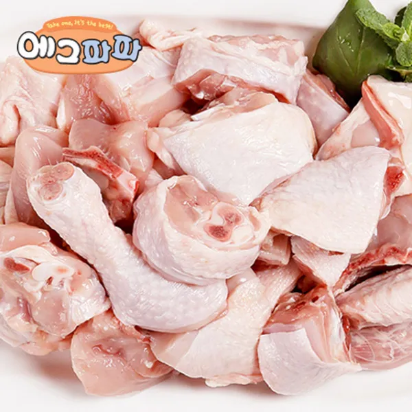 에그파파 국내산 신선 냉장 닭한마리 절단육 5kg, 5팩, 1kg