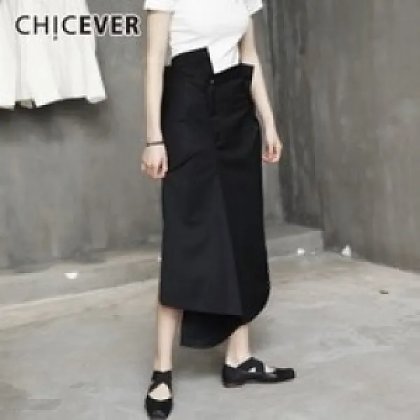 [해외]여성하의 CHICEVER Autumn Winter 불규칙한 Pant