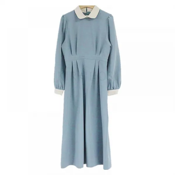 Kirahosi 스타일리시 소녀 프렌치 도라지 춘추 여성 원피스 Polo넥 슬림 캠퍼스 389호+ 덧신 증정 Dcg6hrjw